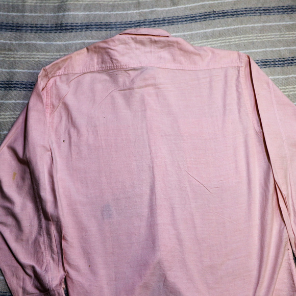 TOMMY HILFIGER Pink Crest Long Sleeve Button Shirt - Picture 6 of 8